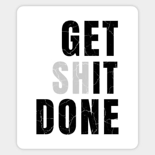 GET IT DONE distressed Sticker